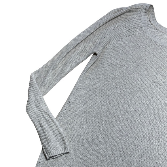 Moth Anthropologie Cream Long Sleeve Knit Hi-Low Tunic Pullover US XS - Picture 2 of 9